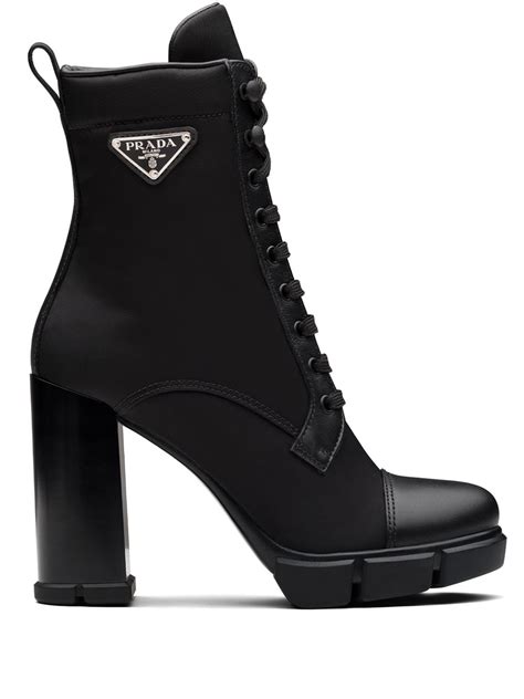 prada triangle black|prada triangle logo boots.